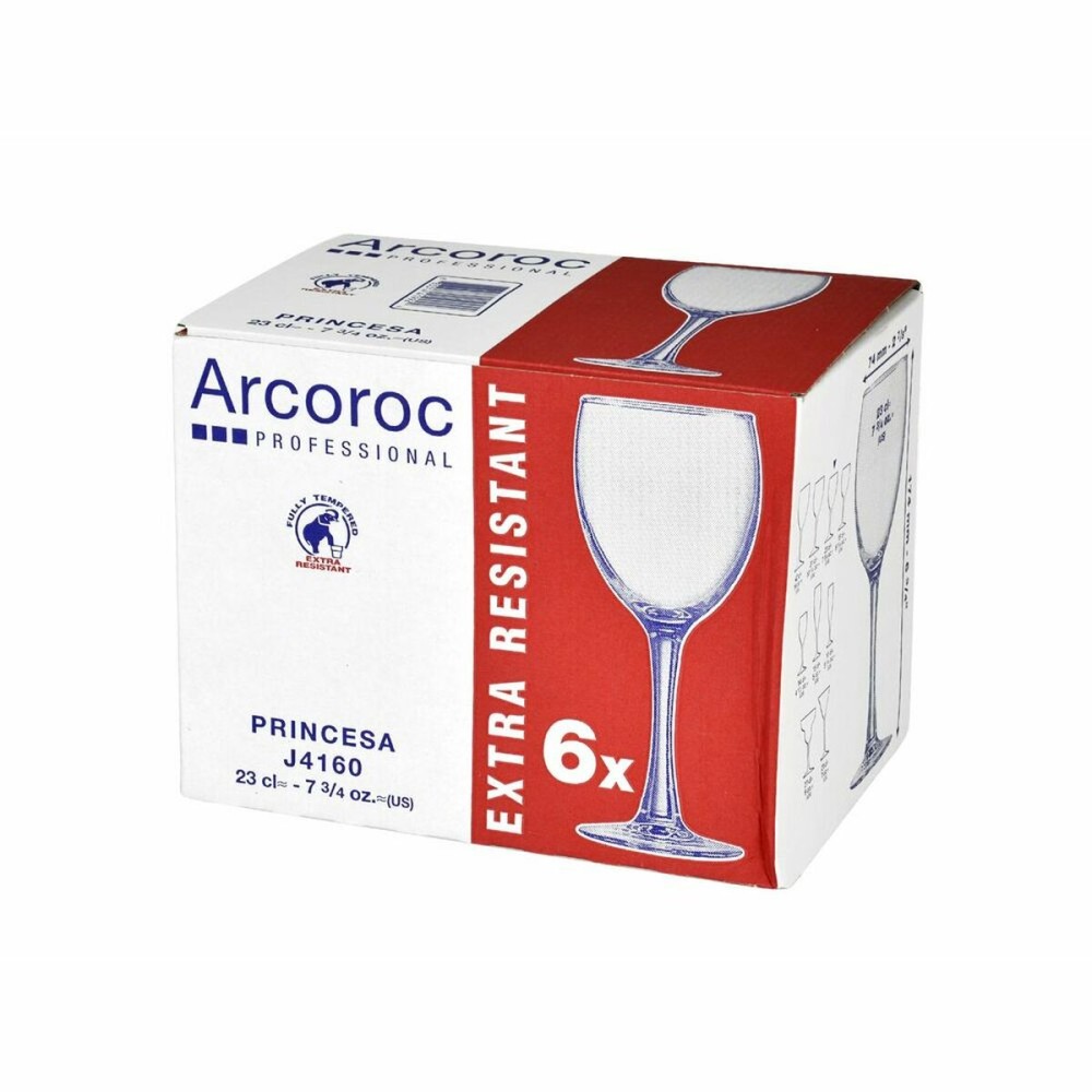 Verres Arcoroc Princess 6 Unités 23 cl