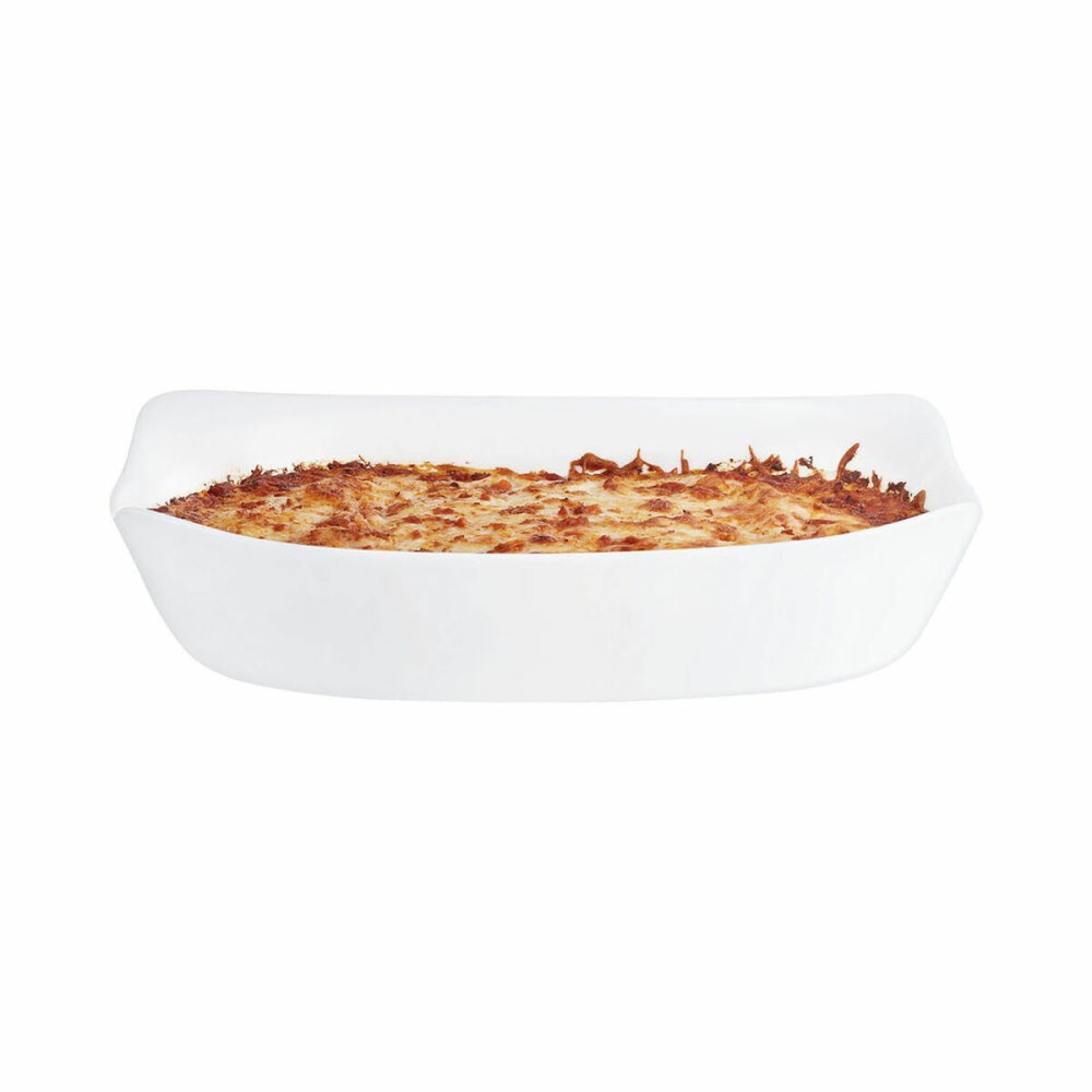 Oven Dish Luminarc Smart Cuisine White Glass 34 x 25 cm (34 x 25 cm)