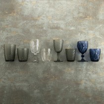 Set de Verres Bidasoa Ikonic Bleu verre 240 ml 6 Pièces