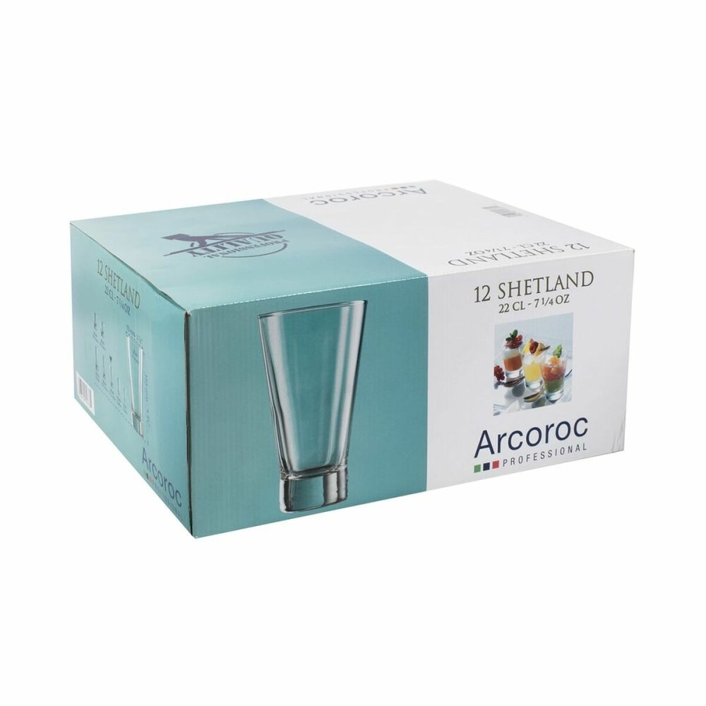 Set of glasses Arcoroc ARC 79736 Transparent Glass 220 ml (12 Units)