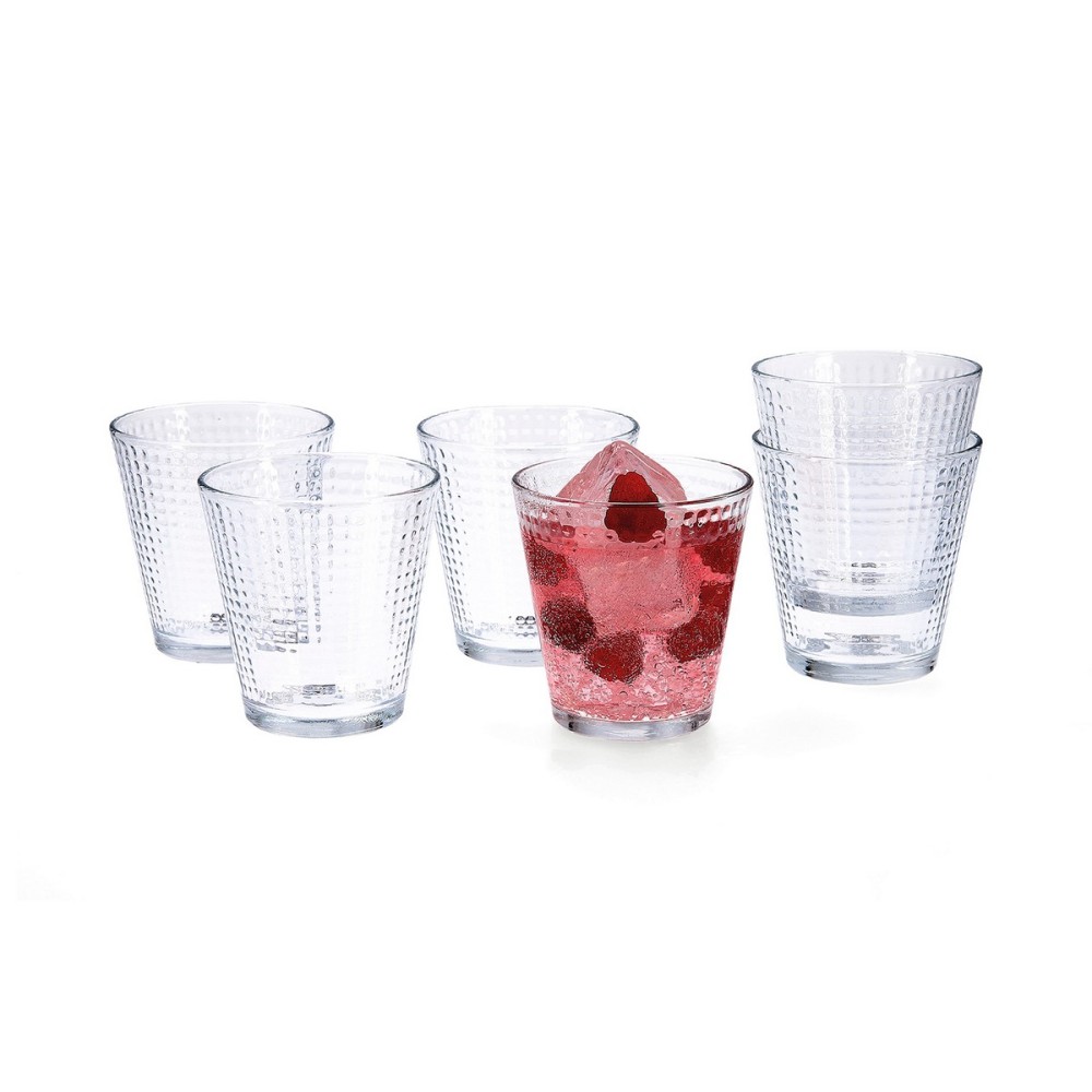 Set of glasses Quid Lina Transparent Glass 250 ml 6 Pieces