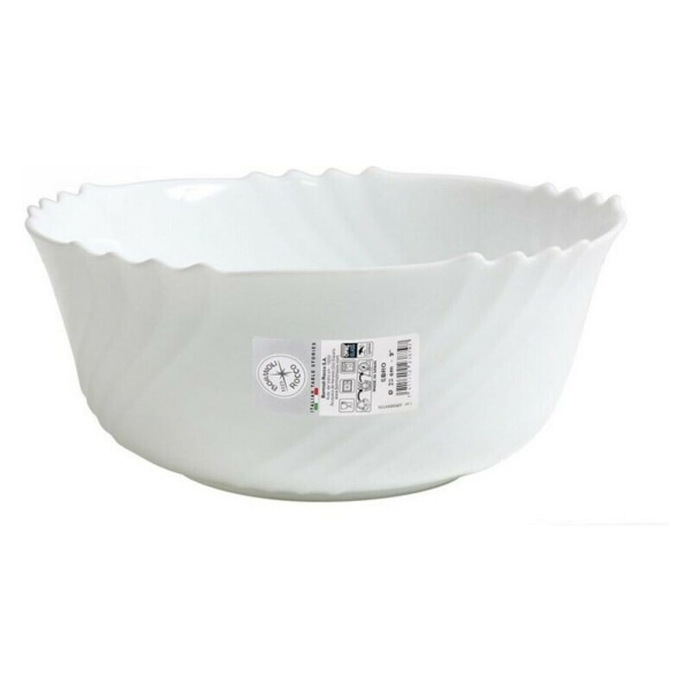 Salad Bowl Bormioli Rocco Ebro White Glass 23 cm