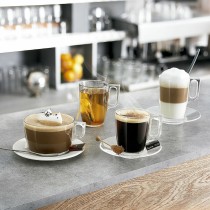 Satz von Kaffeetassen Arcoroc Voluto Glas 90 ml 6 Stücke