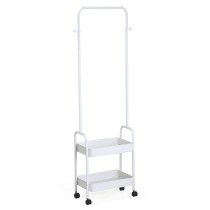 porte-manteaux Vinthera Moa Acier Blanc Avec des roues 45,5 x 29,5 x 159 cm