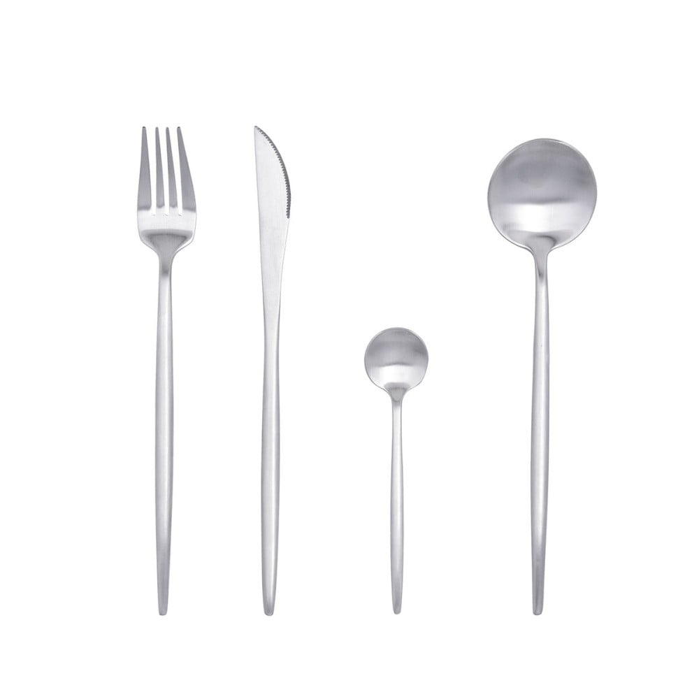 Löffel-Set Bidasoa Fosil Metall Stahl 14 x 3 x 2 cm Kaffee (6 Stück)