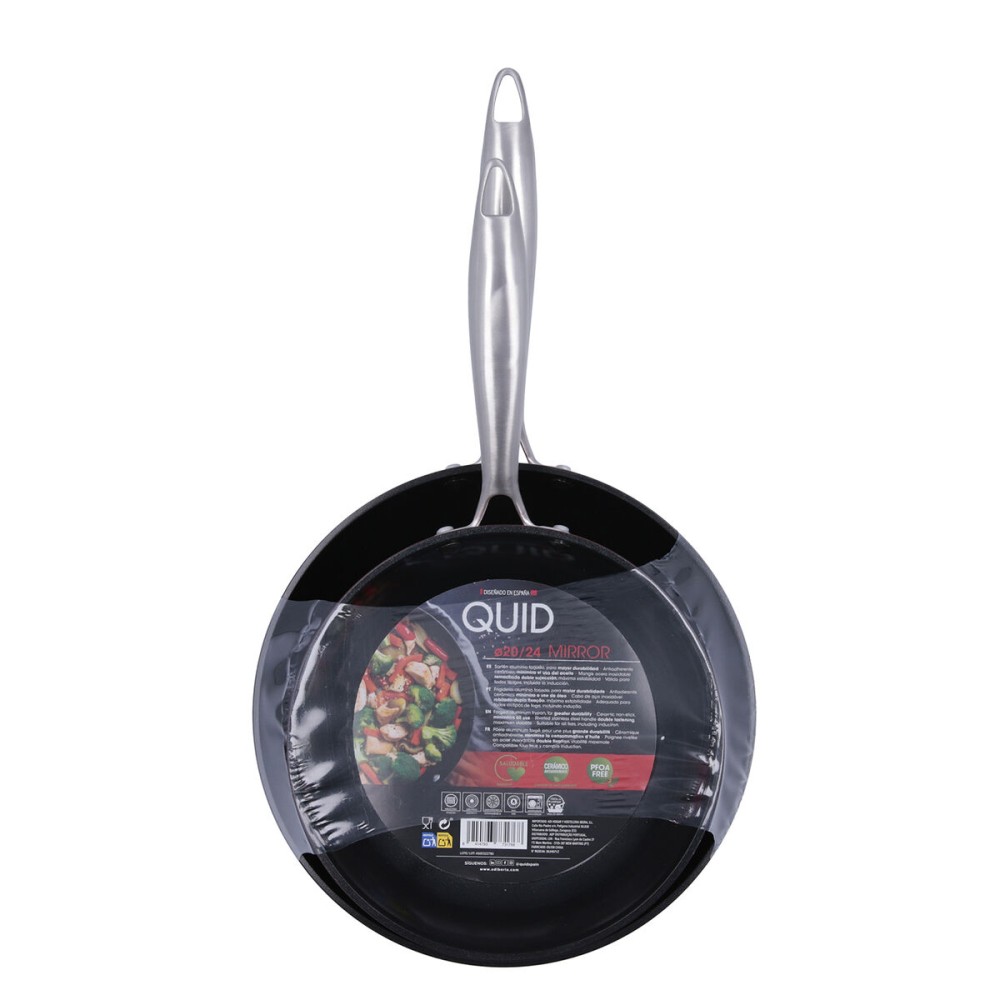 Set of pans Quid Mirro Red Metal 3 Pieces