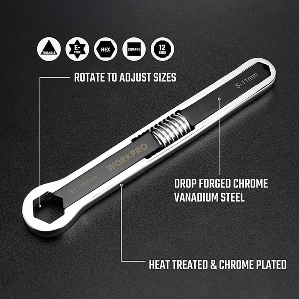 Verstellbarer Schraubenschlüssel Workpro