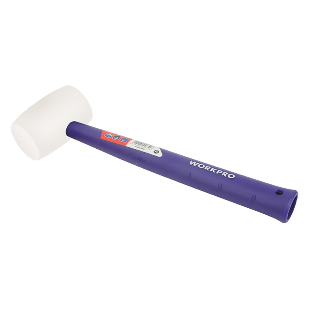 Rubber Mallet Workpro Blue White