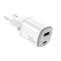 Chargeur mural Celly UPTC1USB1USBC25 Blanc