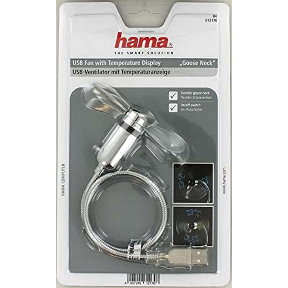 Table Fan Hama 00012170 Silver