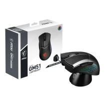 Schnurlose Mouse MSI CLUTCH GM51 LIGHTWEIGHT WIRELESS Schwarz 26000 DPI