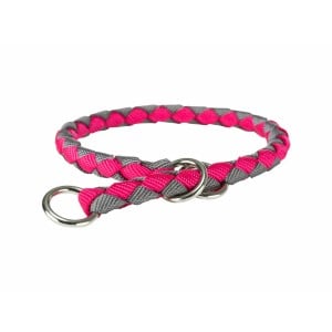 Collier de dressage Trixie Cavo Graphite Fuchsia 25-31 cm