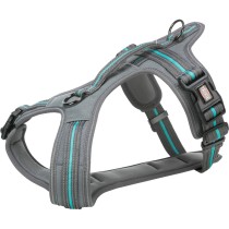 Dog Harness Trixie Fusion Confort Graphite Azul Océano S/M