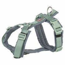 Dog Harness Trixie Premium Trekking Green Graphite M