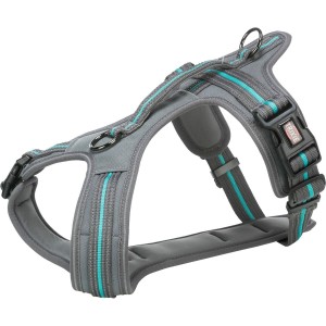 Dog Harness Trixie Fusion Confort Graphite Azul Océano L/XL