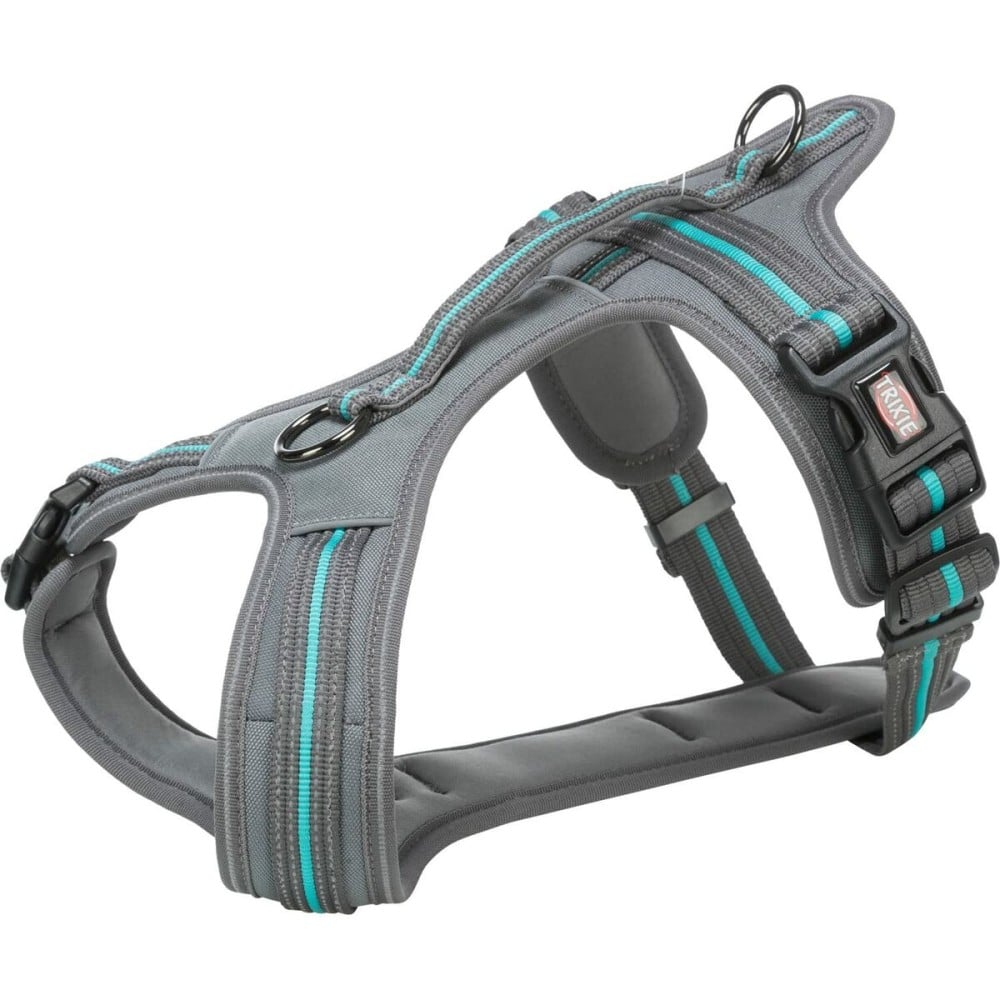 Dog Harness Trixie Fusion Confort Graphite Azul Océano M/L