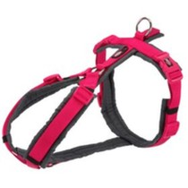 Dog Harness Trixie Premium Trekking Red Graphite S