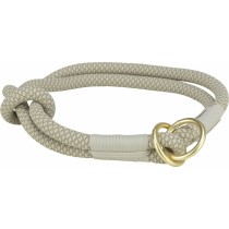 Dressurhalsband für Hunde Trixie Soft Rope Grau Hellgrau M 45 cm