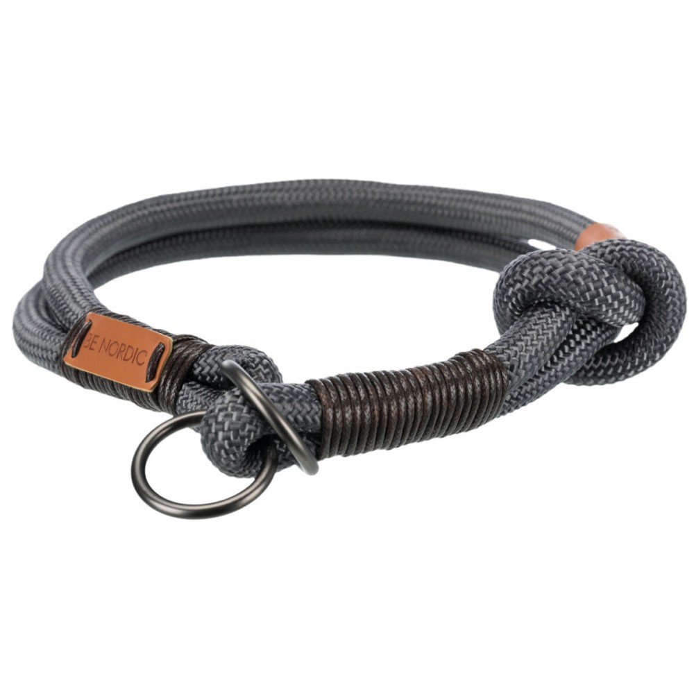 Collier de dressage Trixie BE NORDIC Marron Gris foncé S/M 40 cm