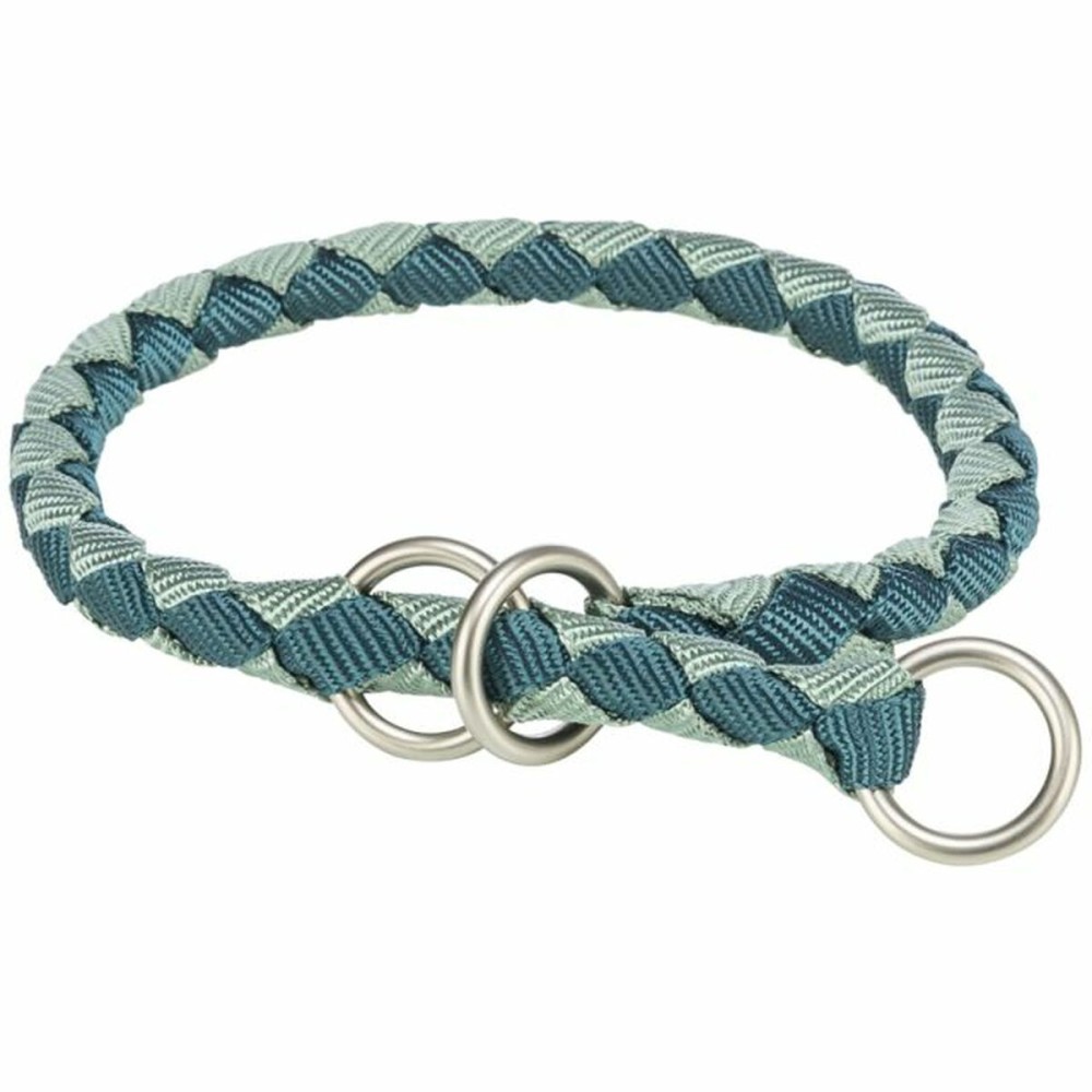 Trainingshalsband Trixie Cavo Blau grün M/L 43-51 cm