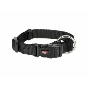 Hundehalsband Trixie New Premium Schwarz L/XL 40-65 cm