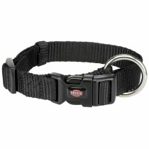 Dog collar Trixie New Premium Black L/XL 40-65 cm