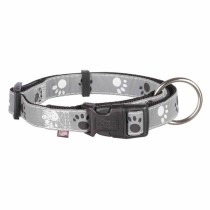 Hundehalsband Trixie Silver Reflect Schwarz Grau M/L 35-55 cm