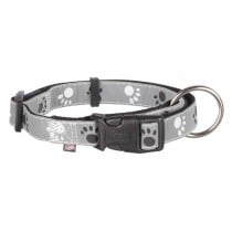 Hundehalsband Trixie Silver Reflect Schwarz Grau L/XL 40-65 cm