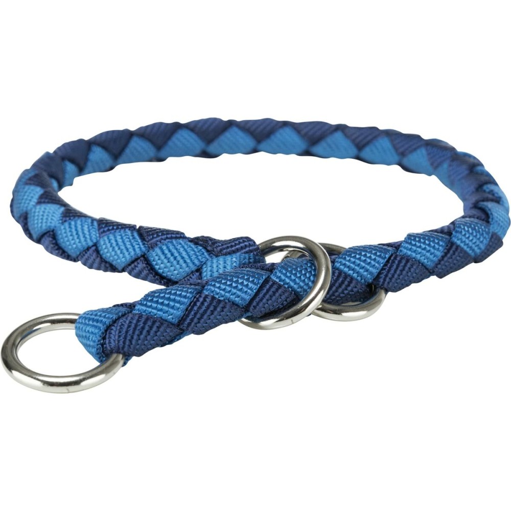 Collier de dressage Trixie Cavo Bleu de Colbat Indigo 39-45 cm