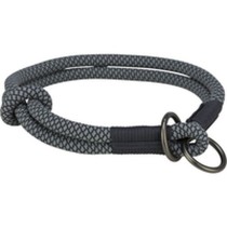 Dressurhalsband für Hunde Trixie Soft Rope Schwarz Grau S 35 cm