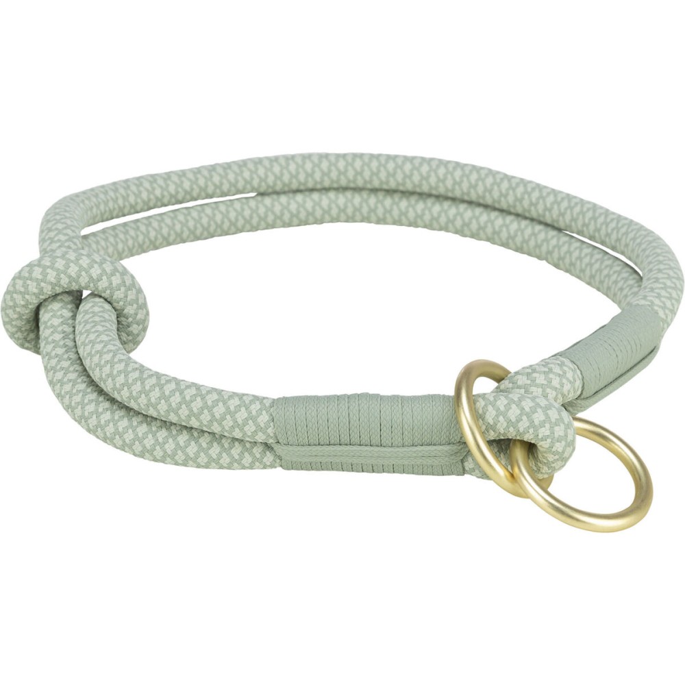 Dog Training Collars Trixie Soft Rope Green Mint M 45 cm