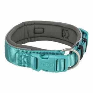 Collier pour Chien Trixie Premium Graphite Bleu clair L/XL 53-62 cm