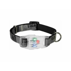 LED-Halsband für Haustiere Trixie Explore USB Schwarz L/XL 40-65 cm