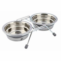 Dog Feeder Trixie Stainless steel 250 ml Double 2 x 250 ml