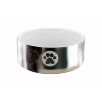 Dog Feeder Trixie White Silver Ø 12 cm 300 ml