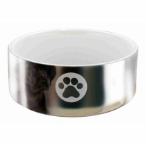 Dog Feeder Trixie White Silver Ø 12 cm 300 ml