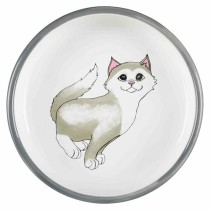 Cat Feeder Trixie White Grey