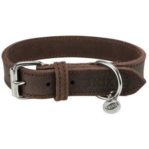 Collier pour Chien Trixie Rustic Brun foncé S/M 34-40 cm