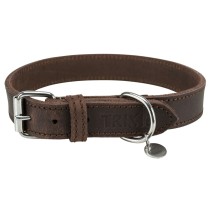 Dog collar Trixie Rustic Dark brown M/L 42-48 cm