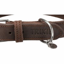 Hundehalsband Trixie Rustic Dunkelbraun L 48-56 cm