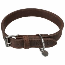 Hundehalsband Trixie Rustic Dunkelbraun M 37-44 cm