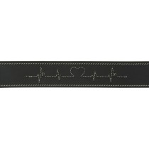 Dog collar Trixie Heartbeat Black L/XL 55-65 cm