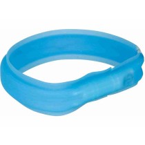 LED-Halsband für Haustiere Trixie Flash USB Blau M/L