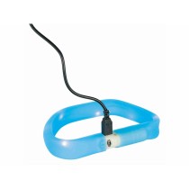 LED Collar for Pets Trixie Flash USB Blue M/L