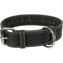 Hundehalsband Trixie Heartbeat Schwarz L 47-55 cm