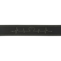 Dog collar Trixie Heartbeat Black L 47-55 cm