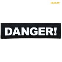 Harness tags Julius K9 DANGER! XS