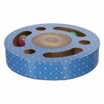 Grattoir pour Chats Trixie Bleu Carton Plastique Ø 33 cm