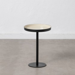 Side table Black Taupe Iron 30 x 30 x 44 cm