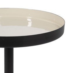 Table d'appoint Noir Taupe Fer 30 x 30 x 44 cm